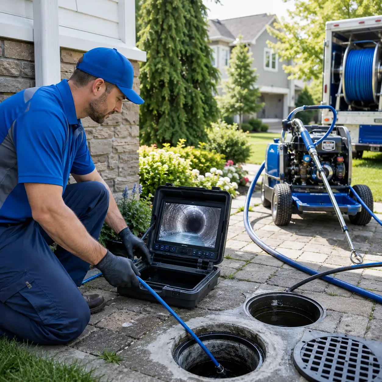 Outdoor drain cleaning professionals serving Greenfield, WI
